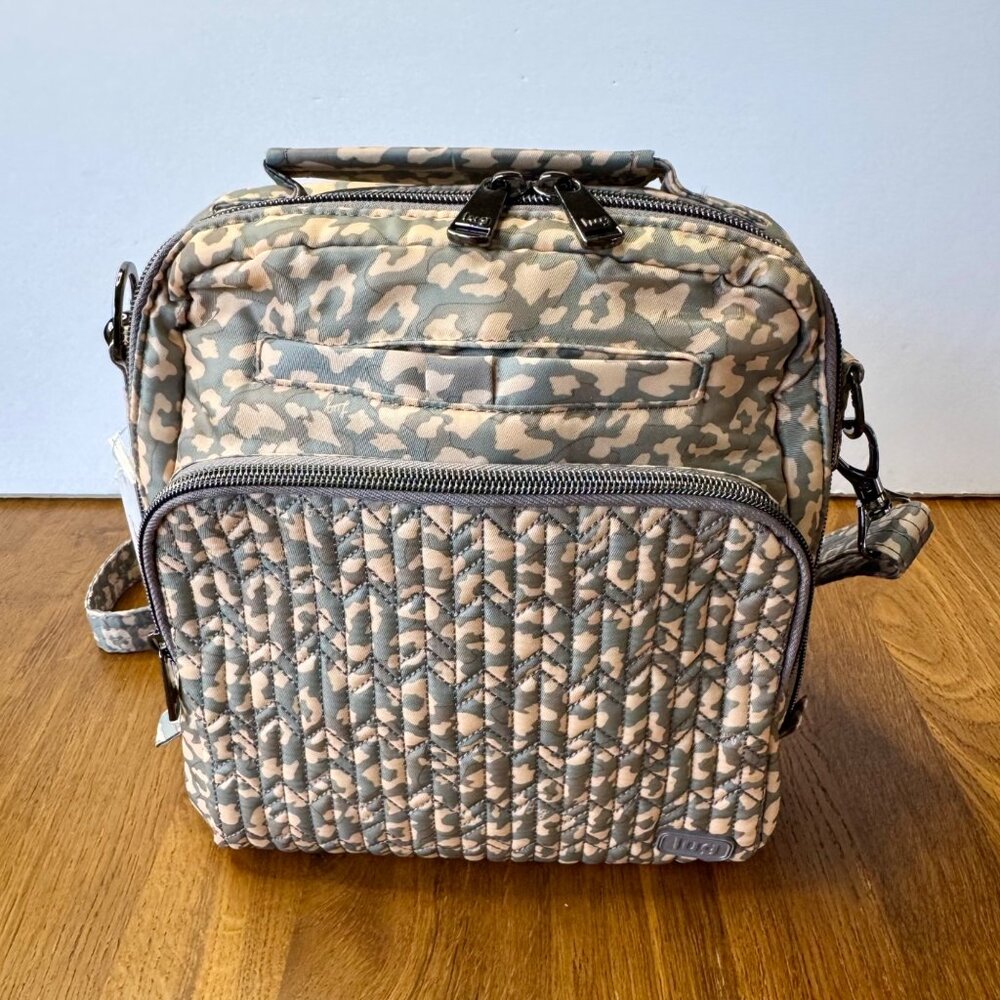 LUG Ranger Crossbody Bag Rodeo Wallet Leopard Pearl New Matching 2 Piece Set NWT - Picture 2 of 16